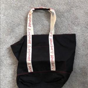 Victoria secret tote with zipper